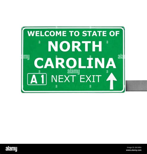 Welcome North Carolina Road Sign Stock Photos & Welcome North Carolina ...