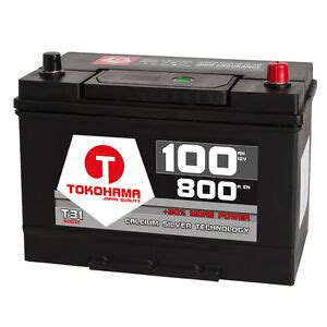 Asia Autobatterie 12V 100Ah Plus Pol Rechts Batterie Starterbatterie