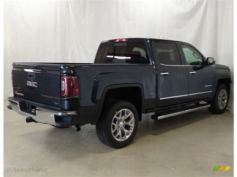 Dark Slate Metallic Gmc Sierra Slt Crew Cab Wd