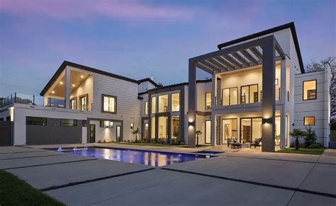 Million Contemporary New Build In Dallas Texas Homes Of The Rich