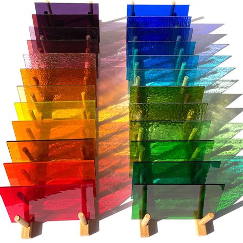 Amazon Litmind Sheets Transparent Stained Glass Variety Pack