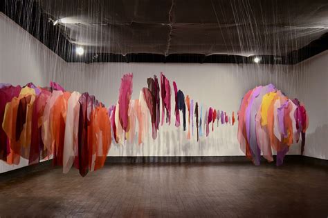 Sara Dehghans Installation Art Fabric Installation Hanging Art