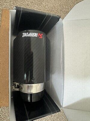 Akrapovic 63mm Inlet 101mm Outlet Universal Pipe Real Carbon Fiber