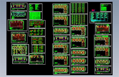 12层住宅电施工图autocad 2007模型图纸下载 懒石网