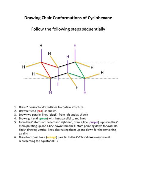 How To Draw A Chair Conformation