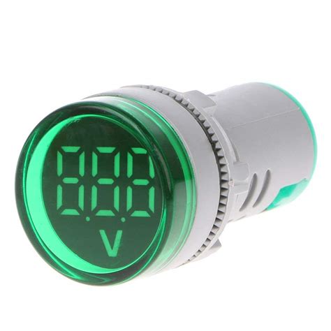 Robin Teper Volt Metar Green Led Digital Display Gauge Volt