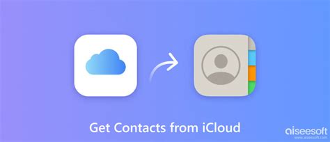 how to get my contacts from icloud