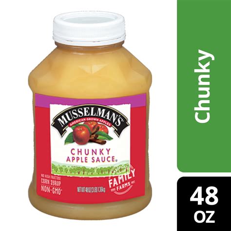 Musselman S Applesauce Chunky 48 Oz Jar