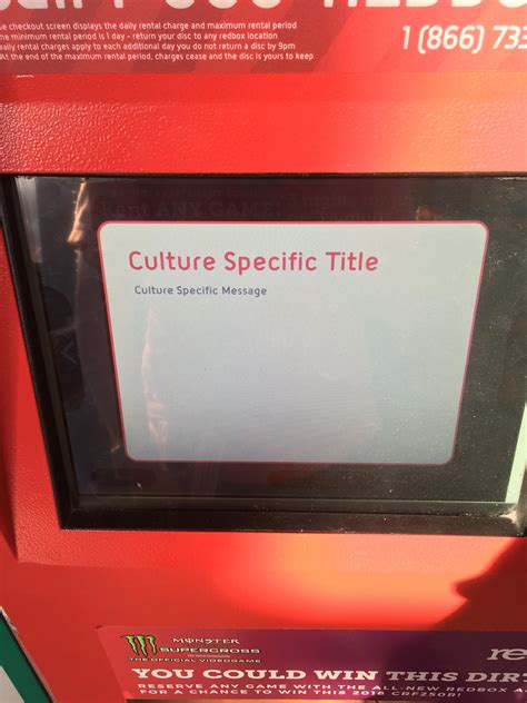 Weird Redbox screen : r/Redbox