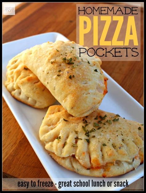 Homemade Pizza Pockets Freezer Meal Recipe