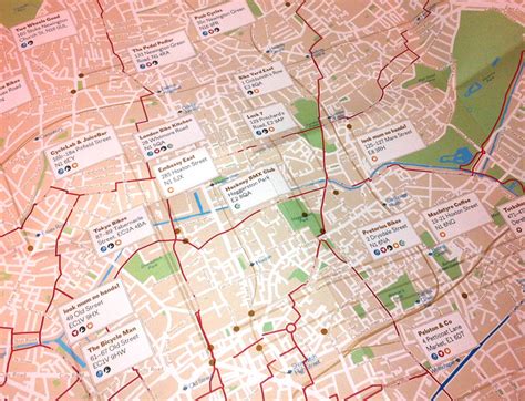 London Cycle Guide – A Mini Map – Mapping London