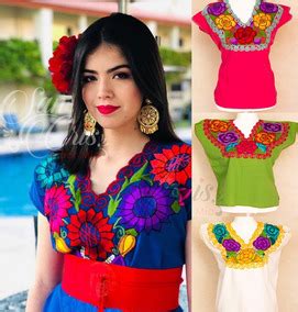 Venta Blusas Mexicanas Bordadas En Stock