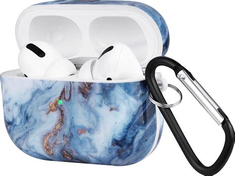 Saharacase Marble Case For Apple Airpods Pro Blue Sb Ap Pro Mb Bl