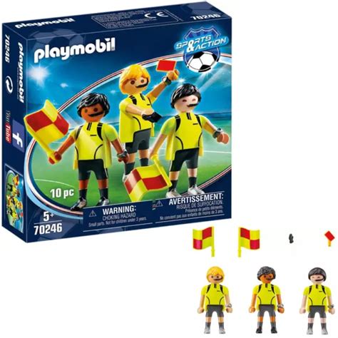 PLAYMOBIL SPORTS ACTION 70246 Arvitre De Foot Figurine Coupe Du Monde