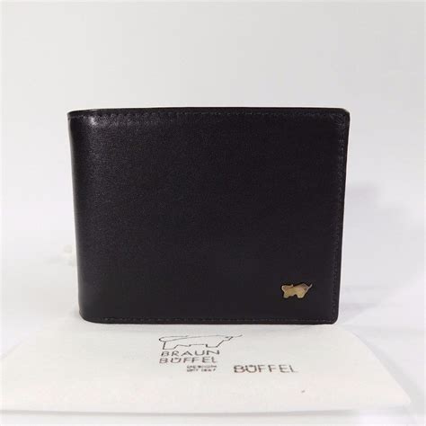 Jual DOMPET KULIT PRIA TIDUR IMPORT BRANDED BRAUN BUFFEL 5211 BLACK