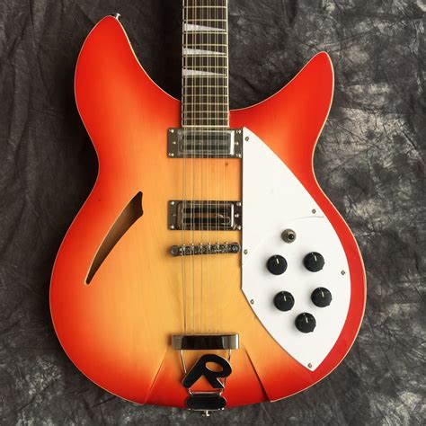 Rickenbacker Custom Red 360 Semi 12 String Hollow Body Jazz Electric