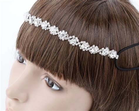 Exquisite Clear Crystal Rhinestone Bridal Headbands Wedding Hair