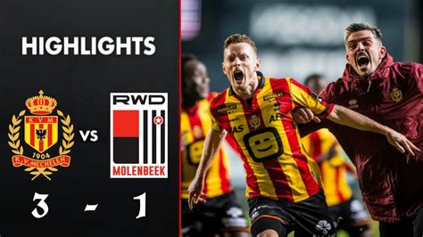 Kv Mechelen Vs Rwd Molenbeek Highlights Rwdm Malines Jupiler