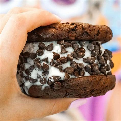 Jumbo Cookie Monster Ice Cream Sandwiches - 6 Pack by Wynwood Parlor ...