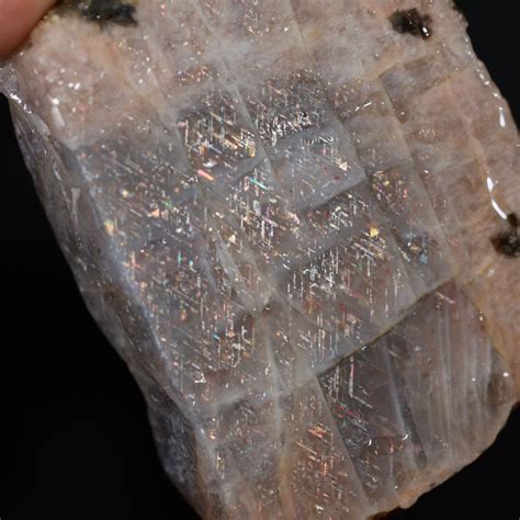 302 00 Cts Rainbow Lattice Sunstone Rough Good Fire STABILIZED