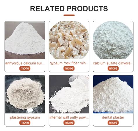 Gypsum Calcium Sulphate Dihydrate Particles To Clear Away Heat And