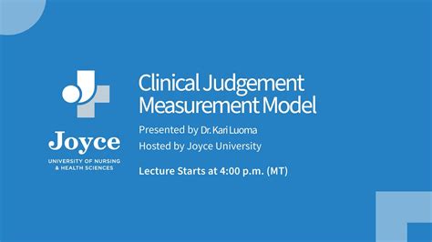 Clinical Judgement Measurement Model YouTube