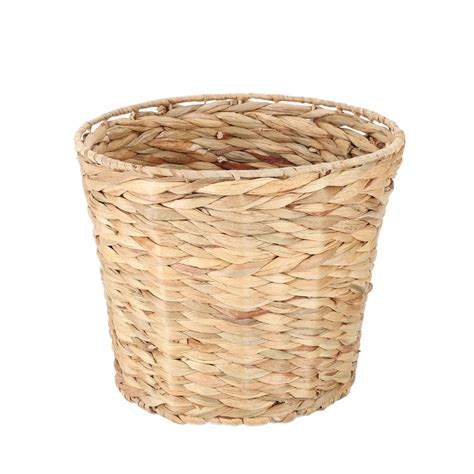 Amazon Jlkimzvo Water Hyacinth Wicker Waste Basket Water Hyacinth