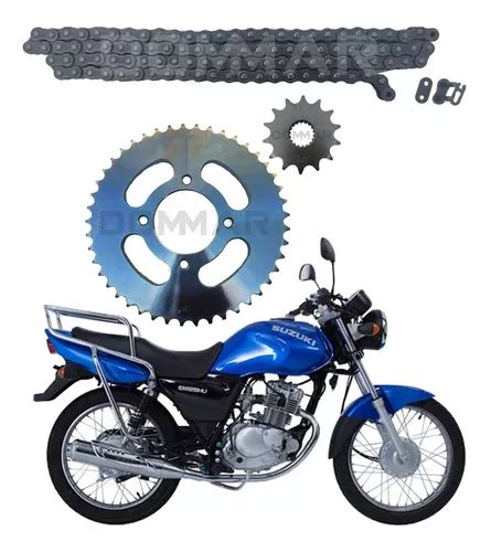 Kit De Arrastre Reforzado Susuki En 125 2a Gn 125 Gs 125 Hu Envío gratis