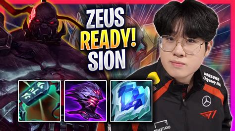 Zeus Is Ready To Play Sion T Zeus Plays Sion Top Vs Kennen