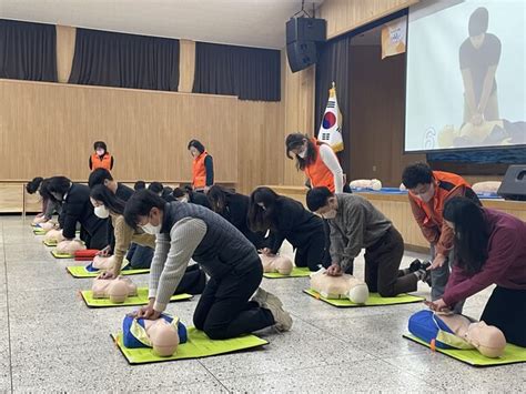 사하소방서 사하구청 전직원대상 심폐소생술 교육 실시