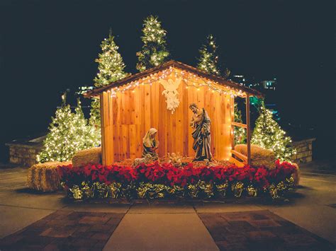 Outdoor Christmas Nativity Scene