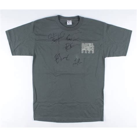 The Dave Matthews Band Shirt Band Signed By With Dave Matthews