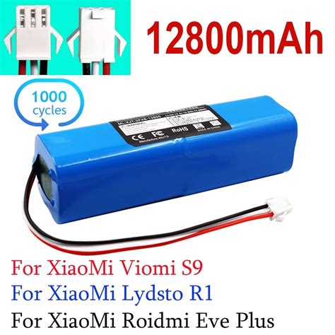 Original For Xiaomi Lydsto R Rechargeable Li Ion Battery Robot Vacuum