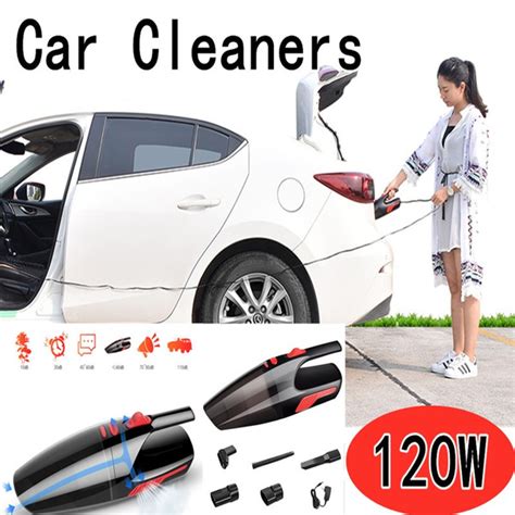 High Power Car Vacuum Cleaner Portable Vacuum Cleaner Handheld 12V 120W Mini Car Vacuum Cleaner ...