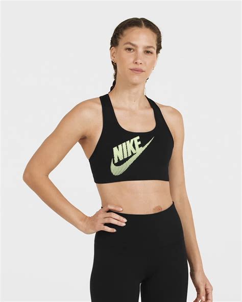 Nike Swoosh Womens Medium Support Non Padded Dance Sports Bra Nike Sk