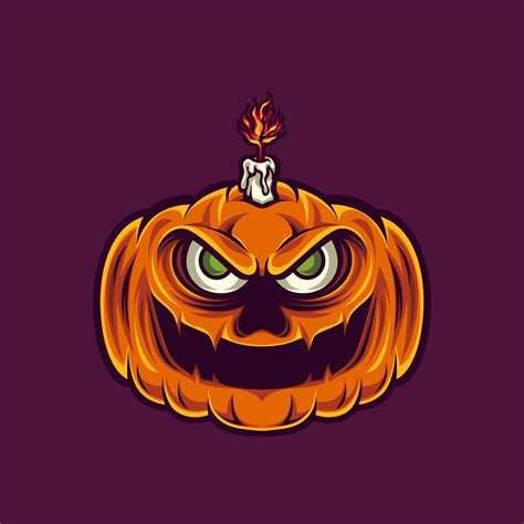 Halloween Theme Pumpkin Head Character Design 27973150 Vector Art At