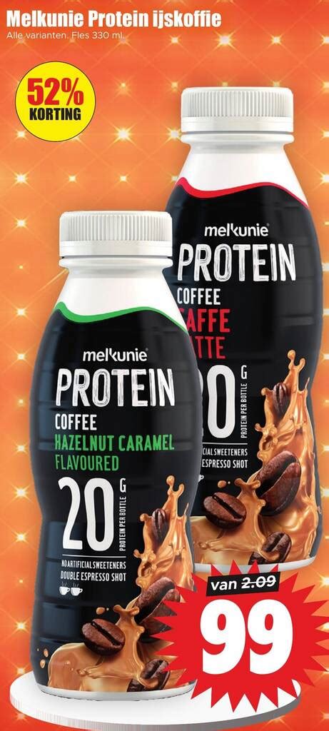 Melkunie Protein Ijskoffie Ml Aanbieding Bij Dirk