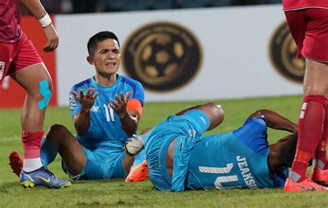 IND Vs LBN SAFF Championship Semifinal Sunil Chhetri S India Cruise