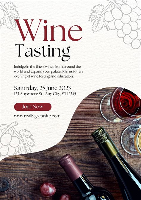 Wine Tasting Flyer