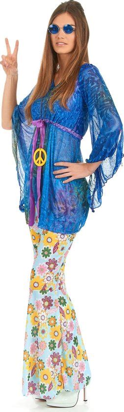 Lucida Flower Power Hippie Kostuum Voor Dames M L Bol