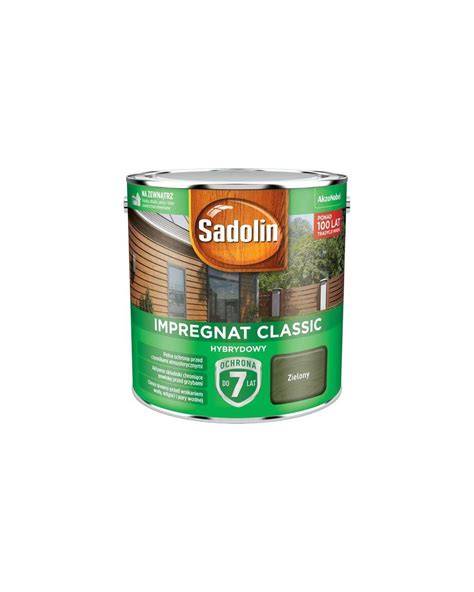 Sadolin Classic Impregnat Hybrydowy L Zielony Sztachetki