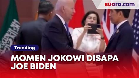 Momen Jokowi Disapa Joe Biden Aksi Tak Terduga Sri Mulyani Dan Retno