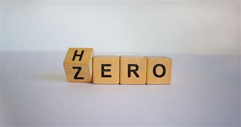 The Word Zero Waste Made Of Colored Plastic On A White Background