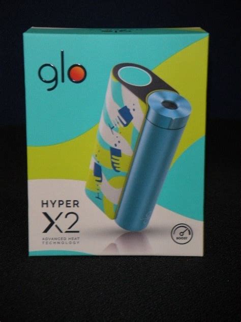 【未使用】★グローglo Hyper X2 Limited Editionスプリング エディション加熱式電子タバコライトブルー