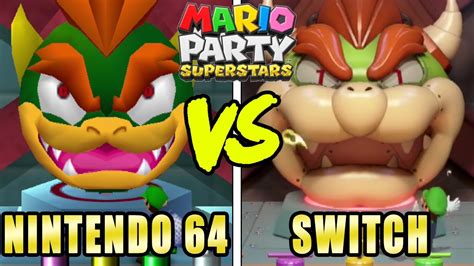 Mario Party Superstars Graphics Comparison N64 Vs Nintendo Switch Youtube