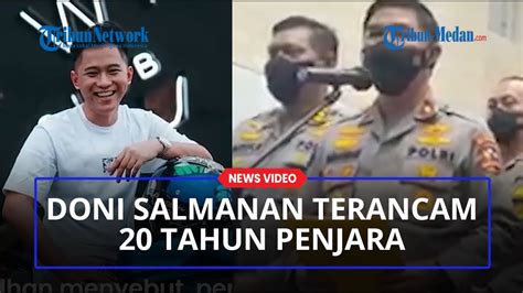 Akan Dimiskinkan Doni Salmanan Terancam Tahun Penjara Polisi Akan