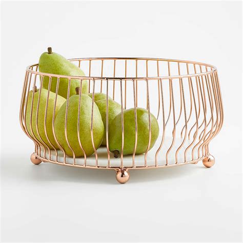 Best Fruit Baskets Modern Fruit Bowls Crate Barrel Artofit