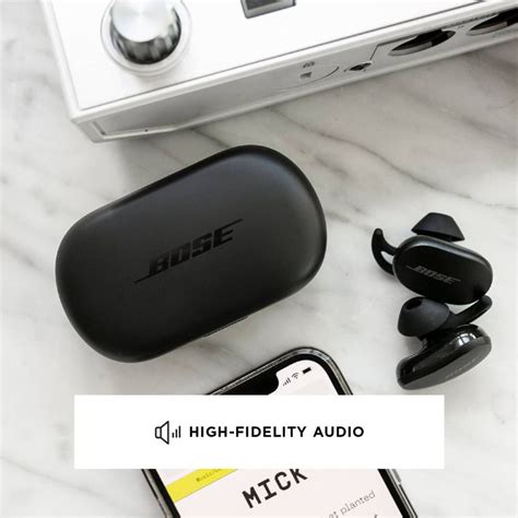 Bose True Wireless Bluetooth Earbuds Triple Black (QuietComfort Earbuds ...