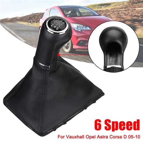 Speed Gear Knob Shift Stick For Vauxhall Opel Astra Corsa D Zafira B