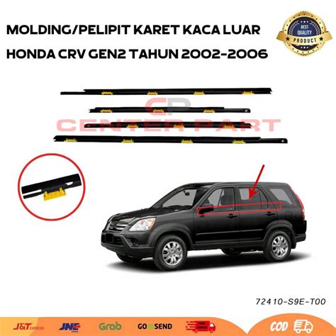 Jual Pelipit Karet Kaca Luar Weather Strip Molding Door Honda Crv Gen2